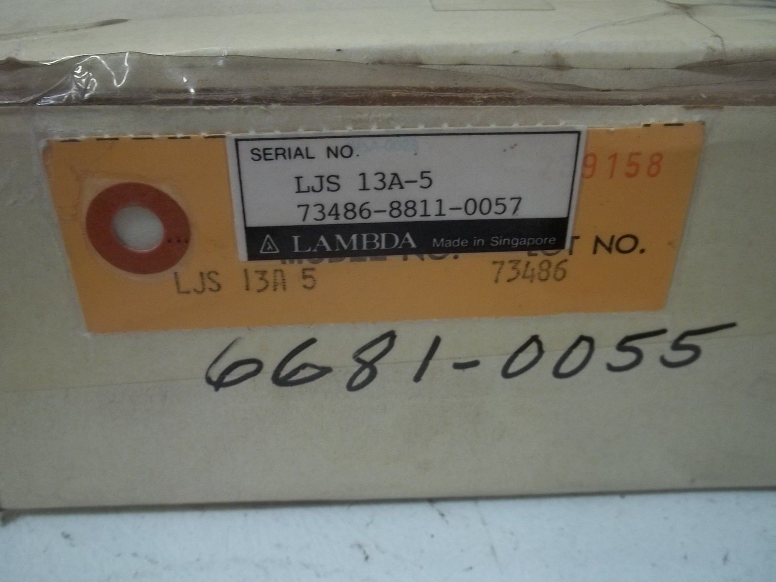 LAMBDA LSJ13A-5-OV POWER SUPPLY UNMP