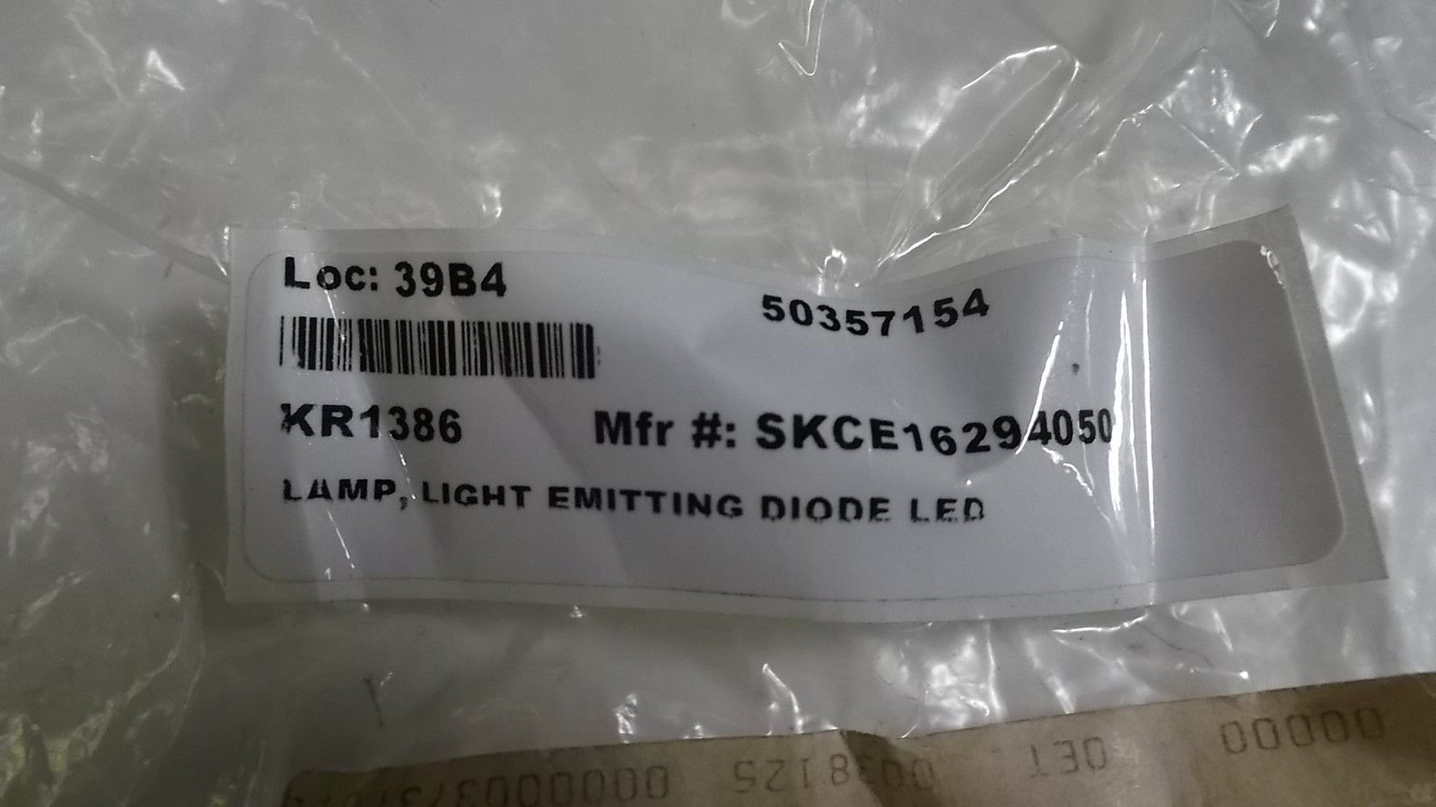 LAMP, LIGHT EMITTING DIODE LED SKCE16294050 UNMP