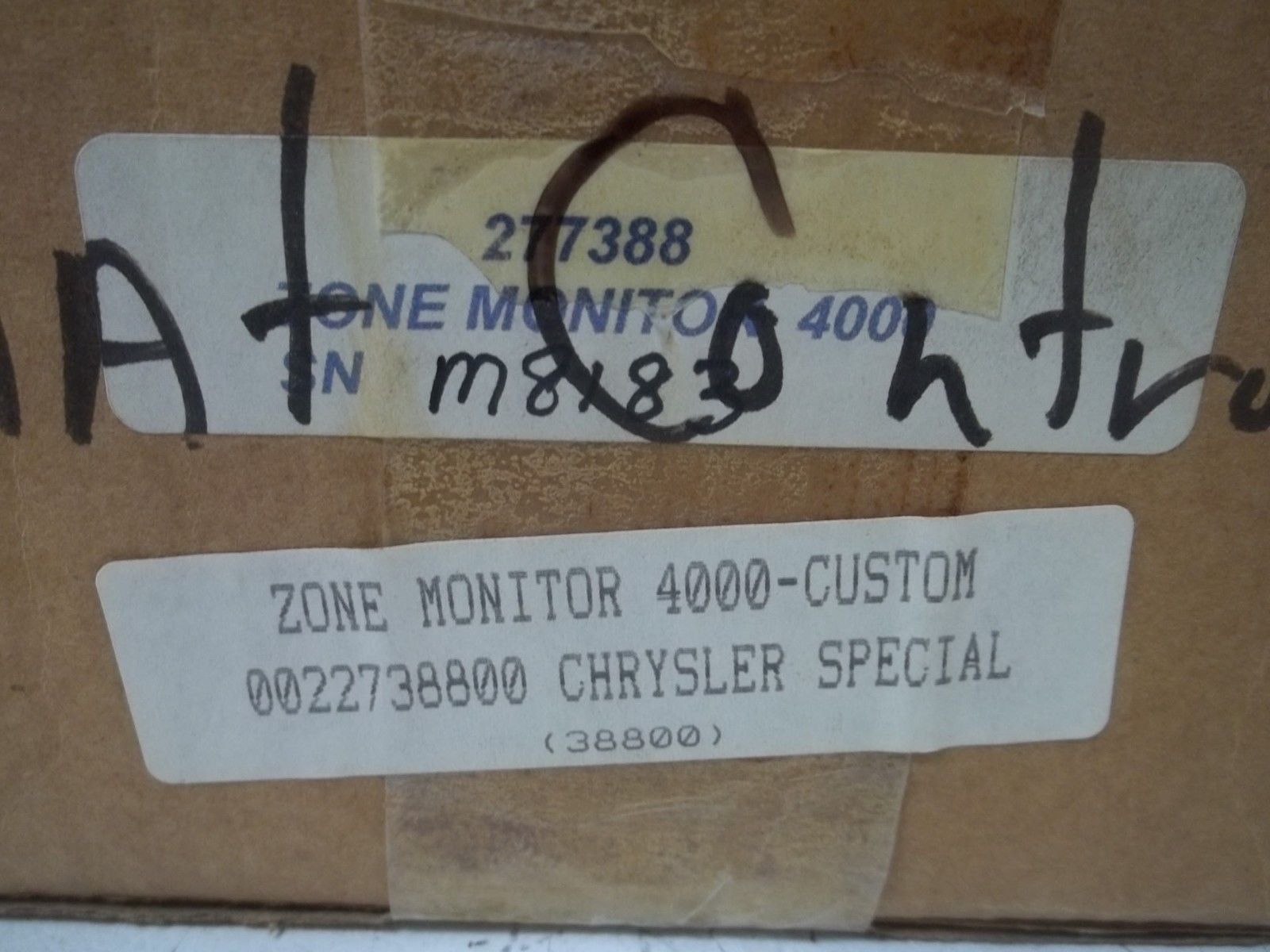 LARCO 277388 ZONE MONITOR 4000 UNMP