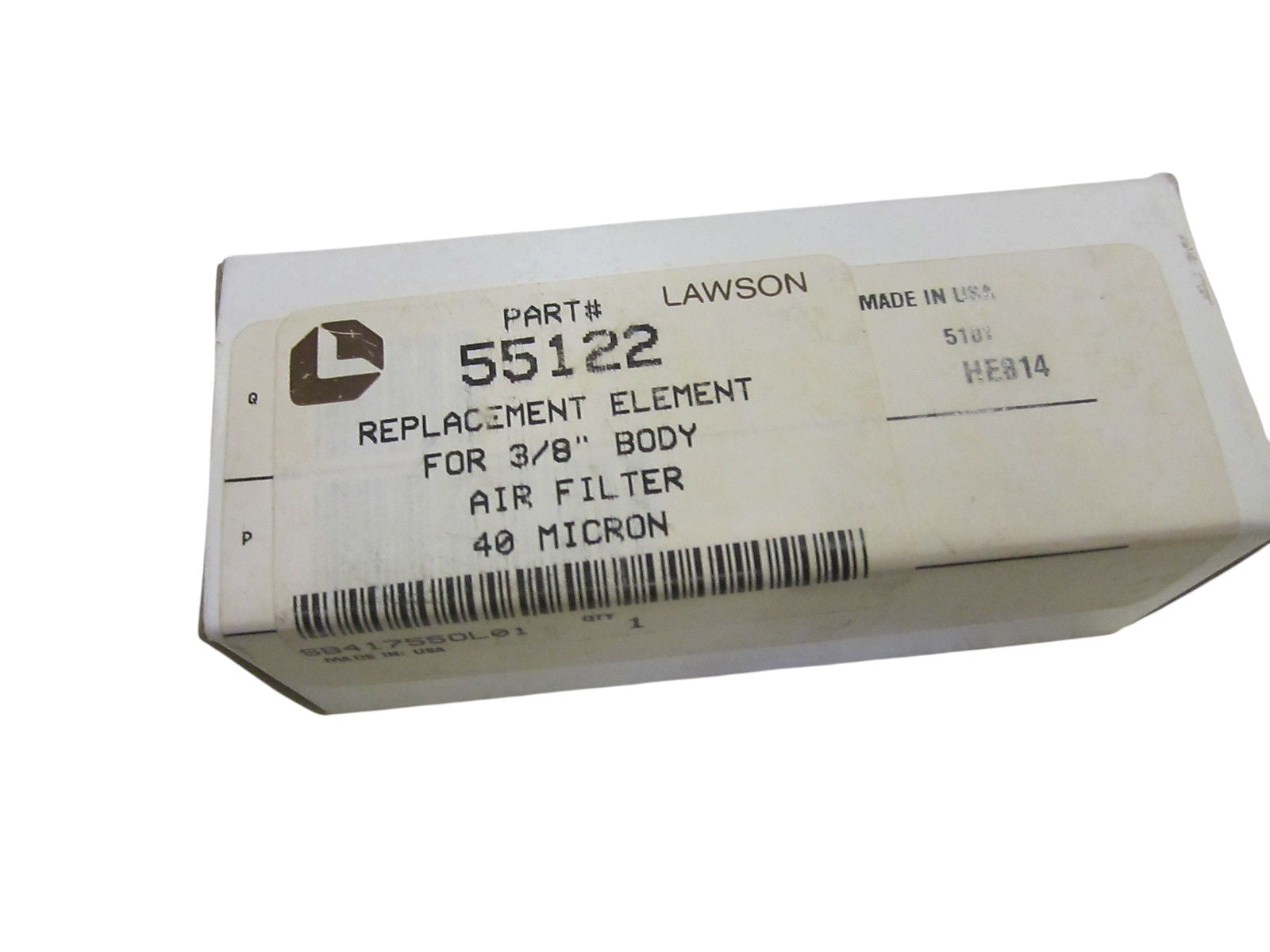 LAWSON 55122 REPLACEMENT AIR FILTER BODY 3/8" NSMP