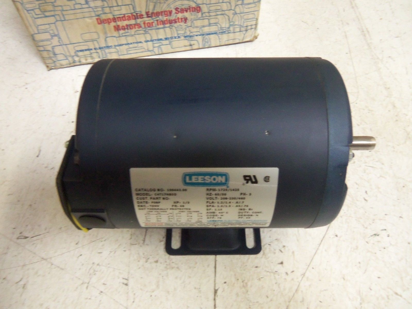 LEESON C4T17NB5 MOTOR NSMP