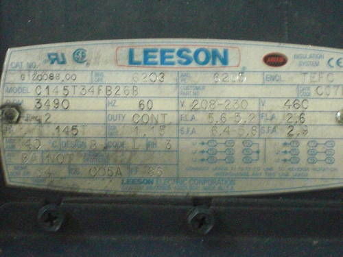 LEESON G120088.00 C145T34FB26B UNMP