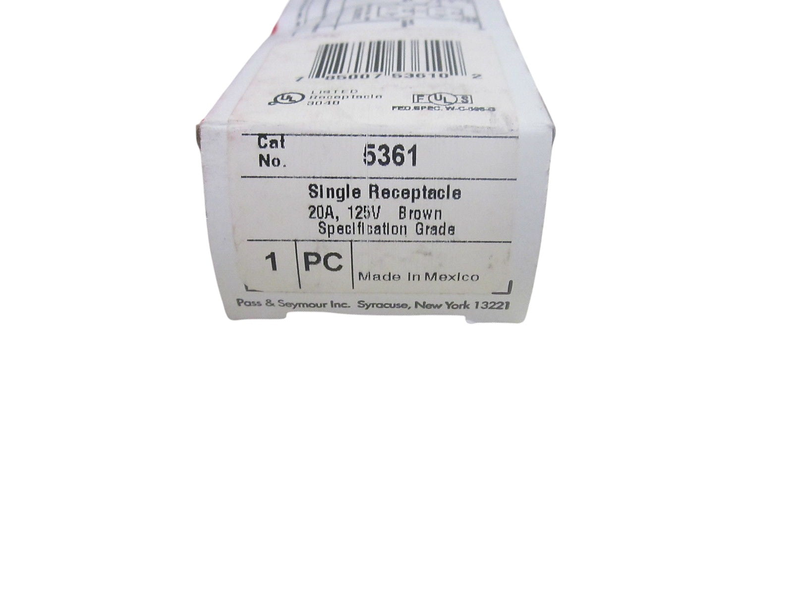 LEVITON 1103-CB TOGGLE SWITCH 15A 125V NSMP