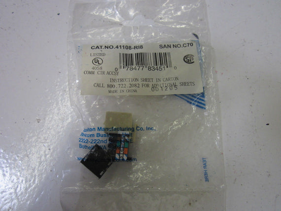 LEVITON 41108-RI8 *NEW IN A FACTORY BAG*