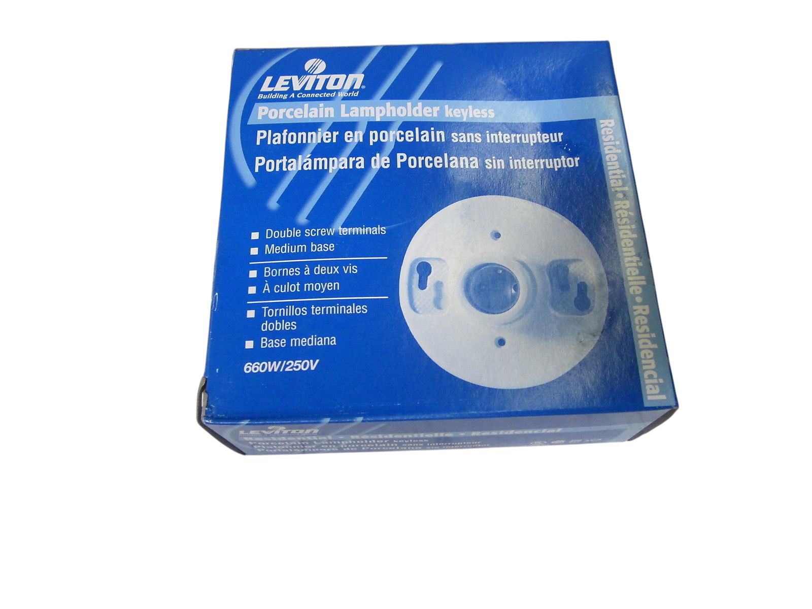 LEVITON 49875 LAMPHOLDER 660W 250V KEYLESS NSMP