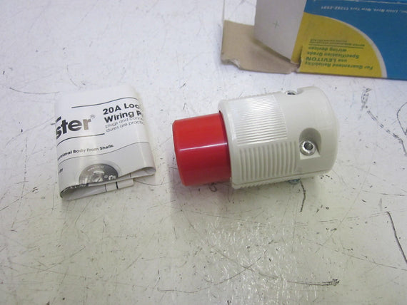 LEVITON 71520-C LOCKING CONNECTOR *NEW IN BOX*