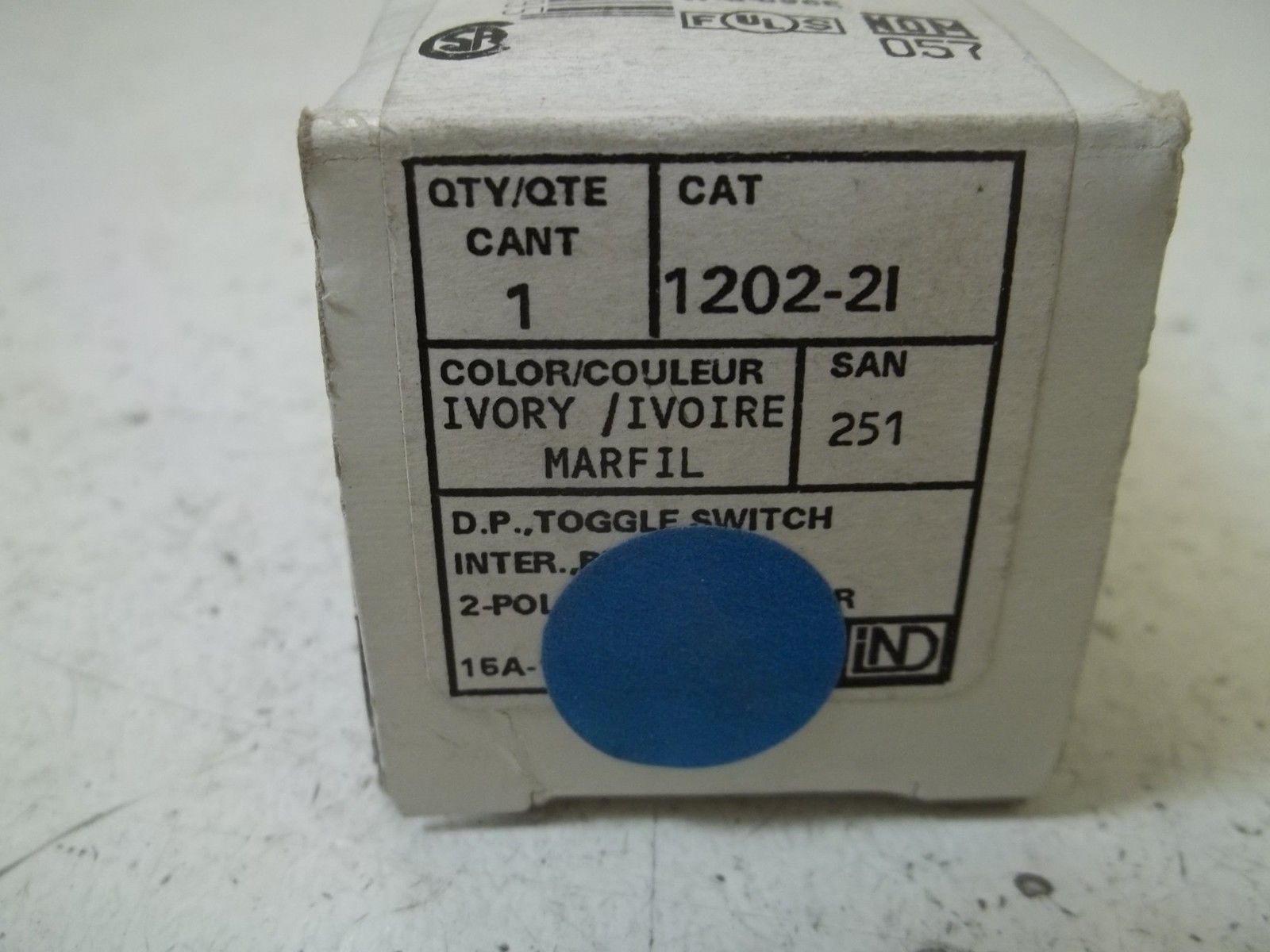 LEVTION 1202-2I TOGGLE WALL LIGHT SWITCH NSMP
