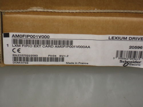LEXIUM DRIVES LXM FIPIO EXT CARD AM0FIP001V000 *NEW*