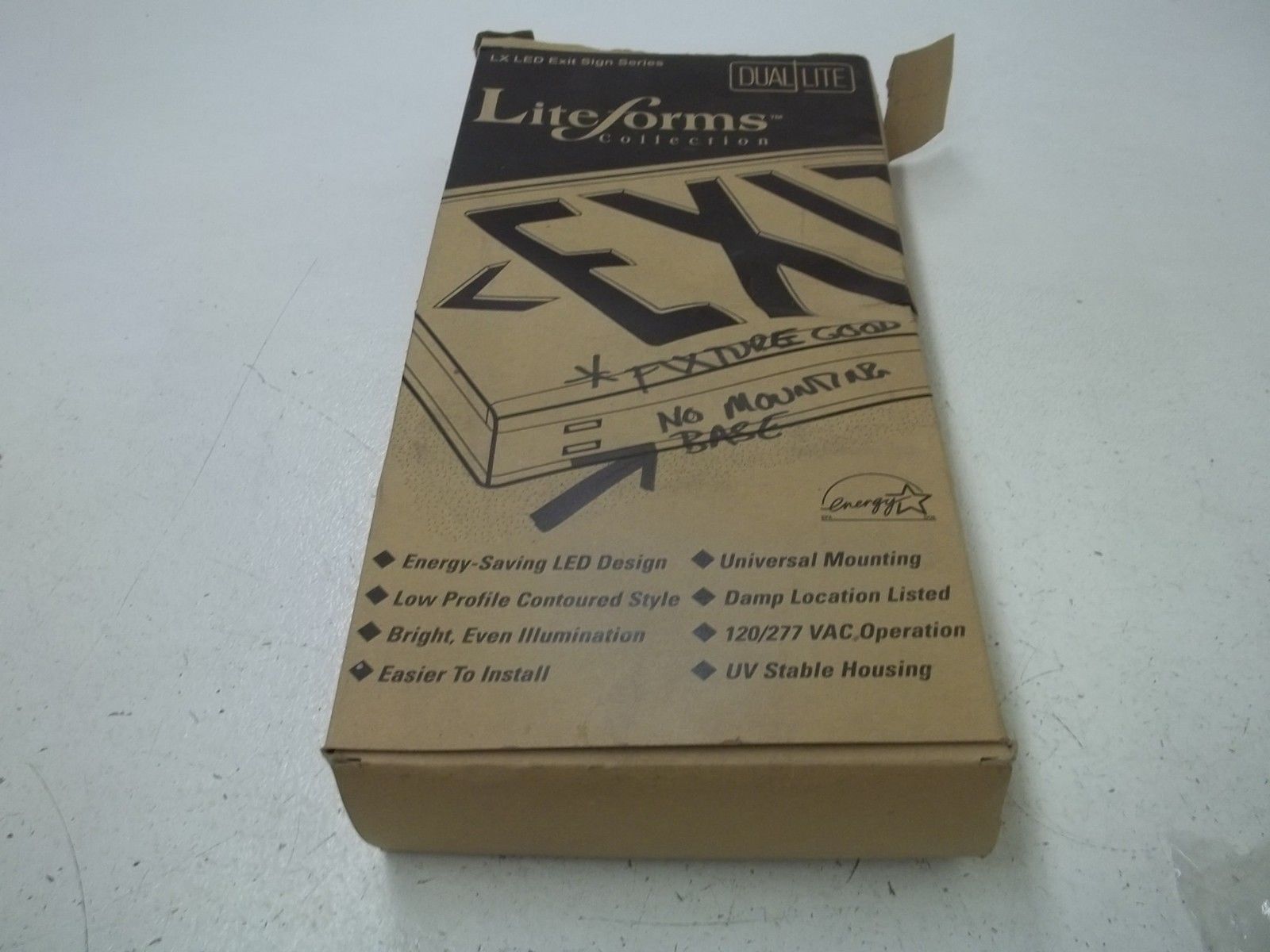 LIFE FORMS LX LED EXIT SIGN SERIES *NEW IN BOX*