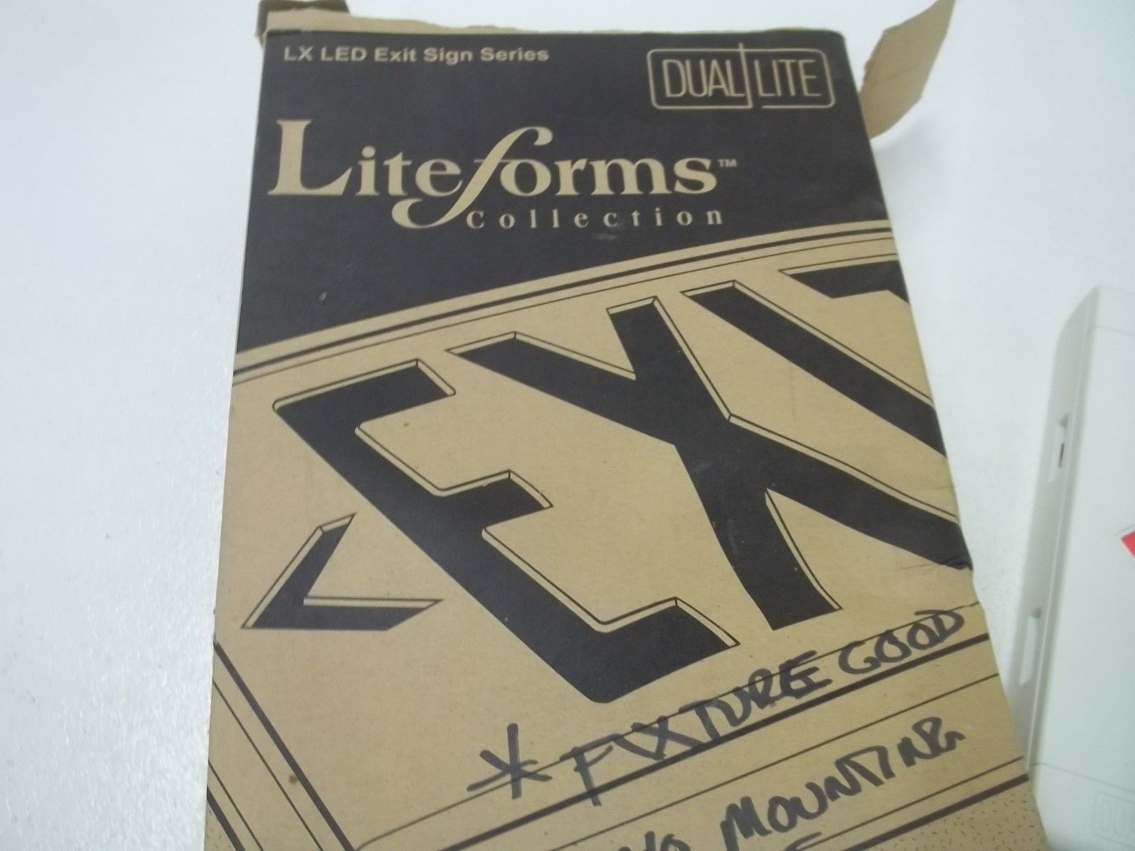 LIFE FORMS LX LED EXIT SIGN SERIES *NEW IN BOX*