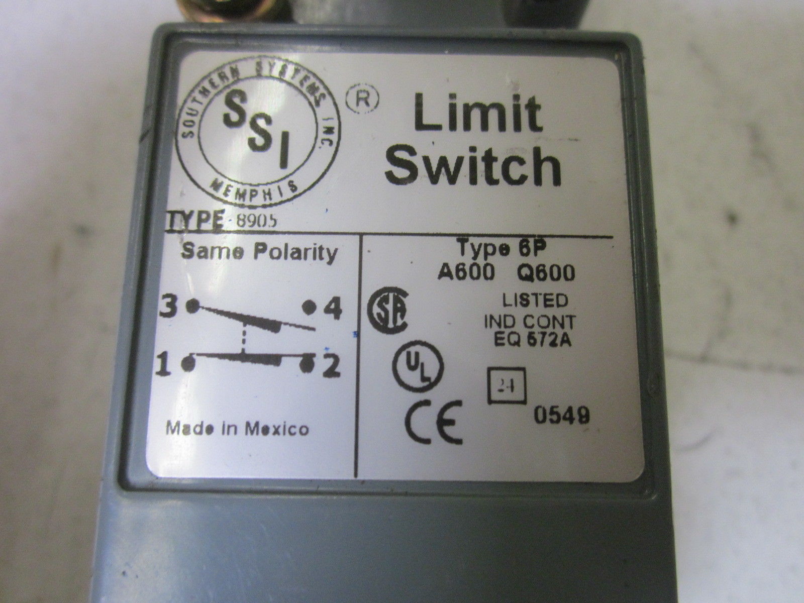 LIMIT SWITCH 8905 NSNP