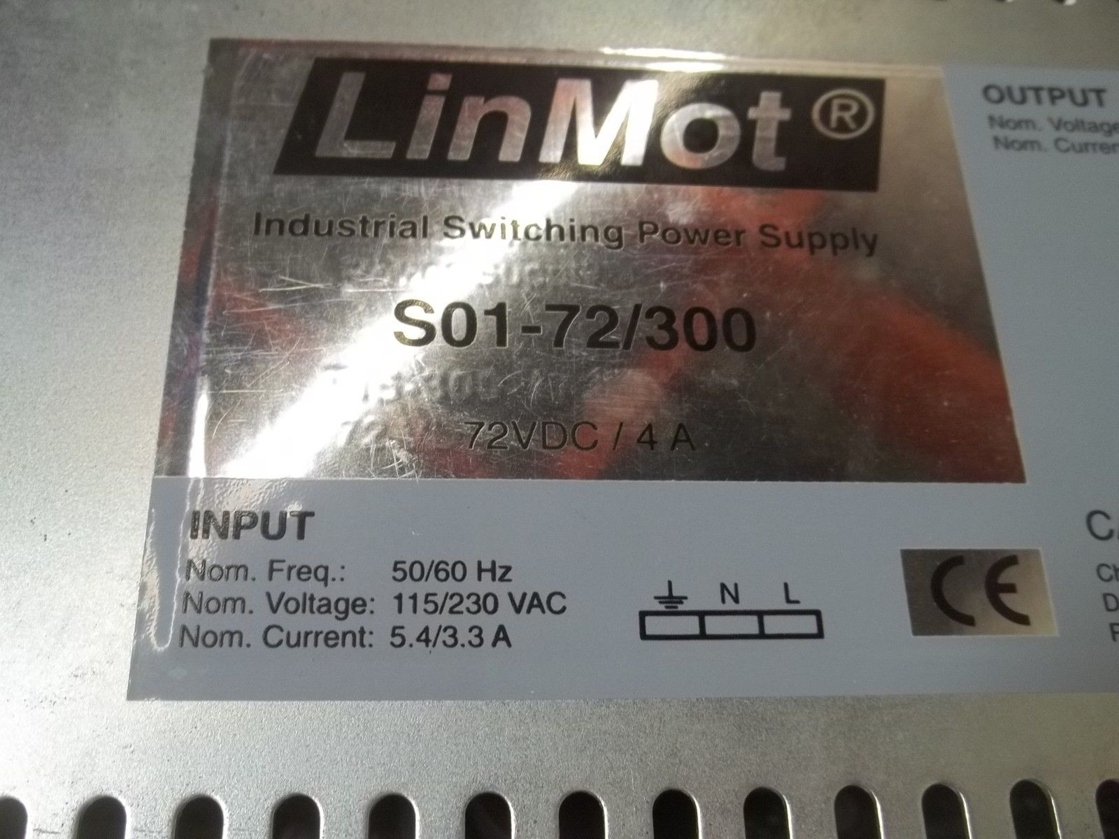 LIN MOT S01-72/300  72VDC/4A UNMP