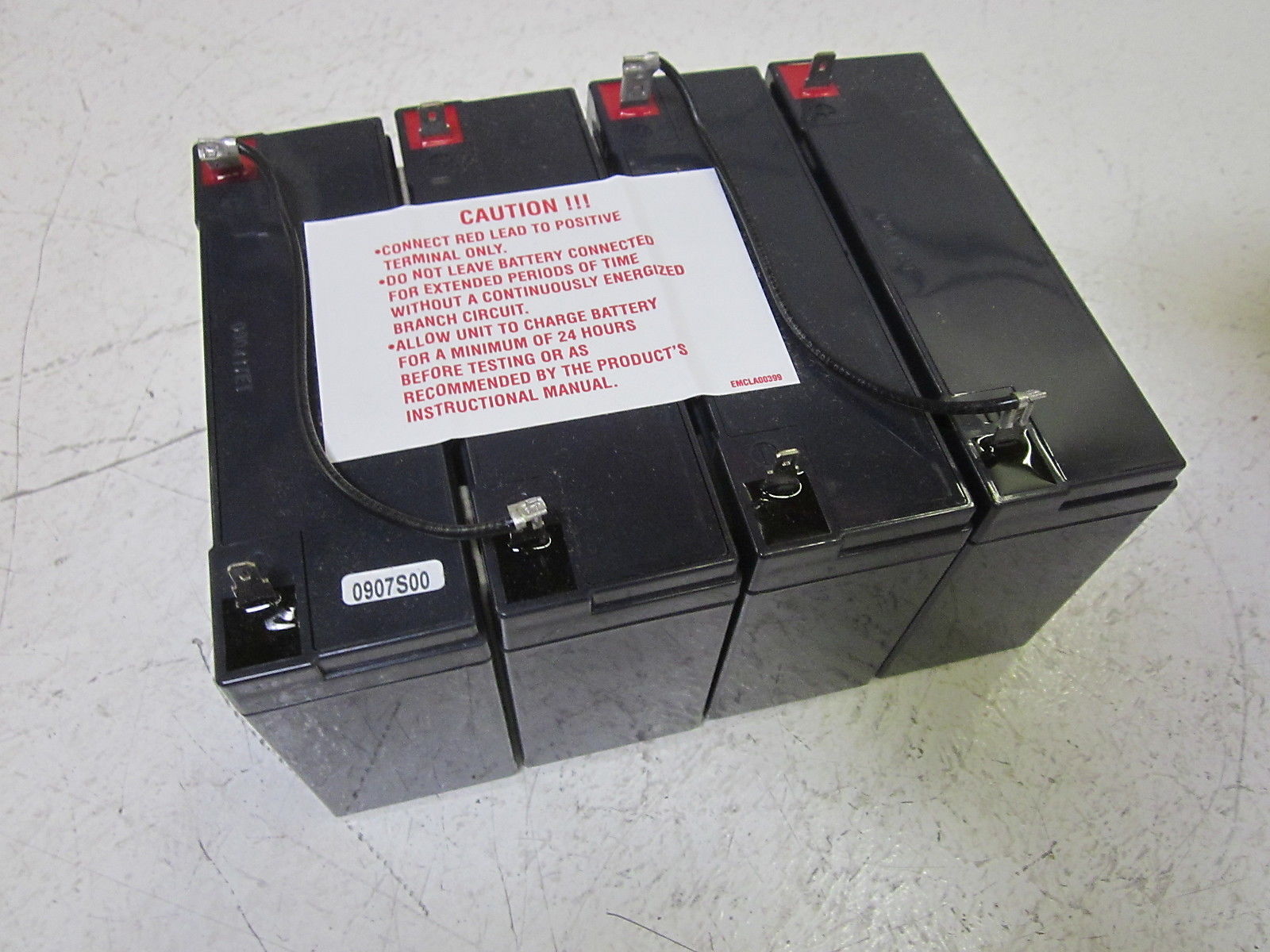 LITHONIA ELB 1220 LEAD ACID BATTERY NSMP