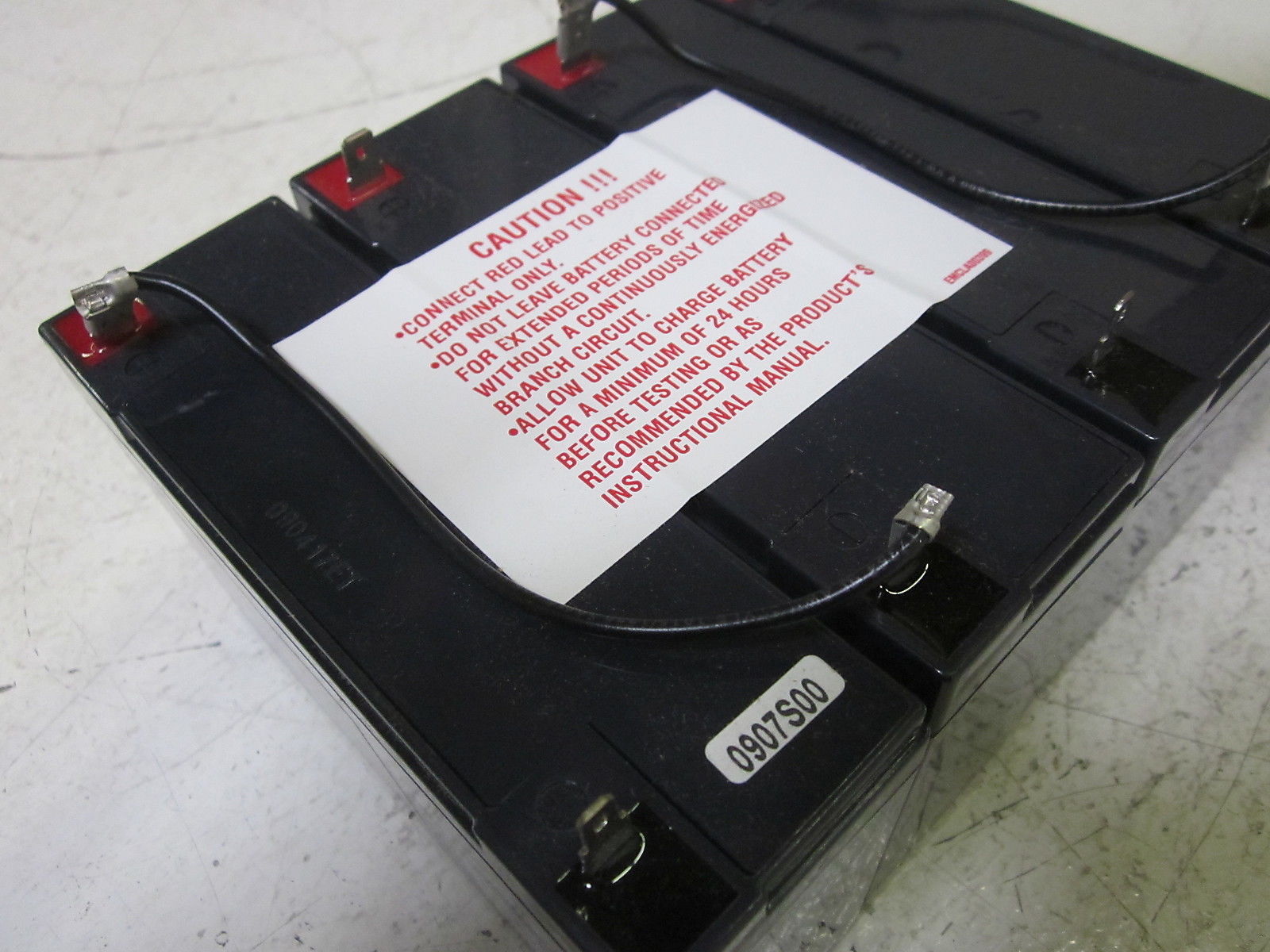 LITHONIA ELB 1220 LEAD ACID BATTERY NSMP