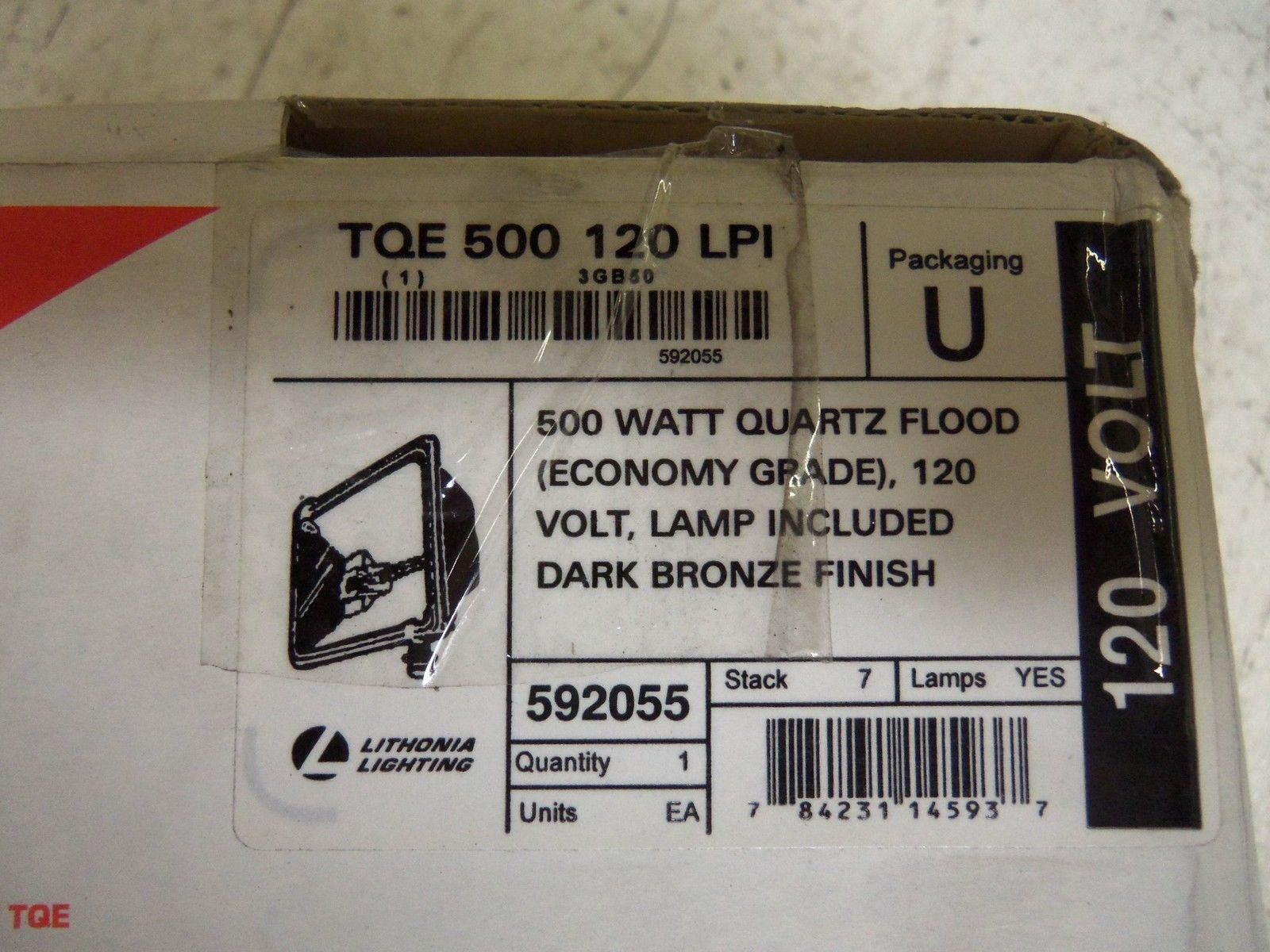 LITHONIA TQE-500 FLOOD LIGHT NSMP