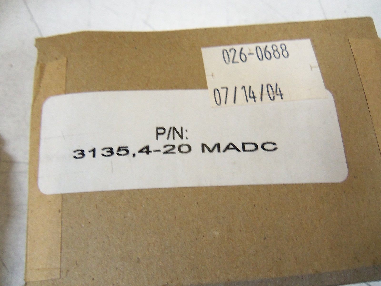LOAD CONTROLS 3135 PANEL METER 4-20 MADC  NSMP