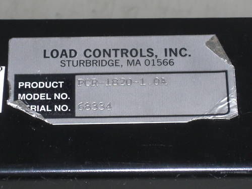 LOAD CONTROLS PCR-1820-1.0A UNMP