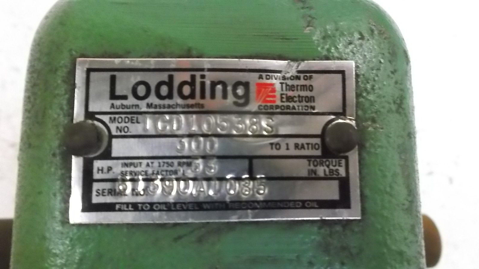 LODDING TCD10538S *USED*