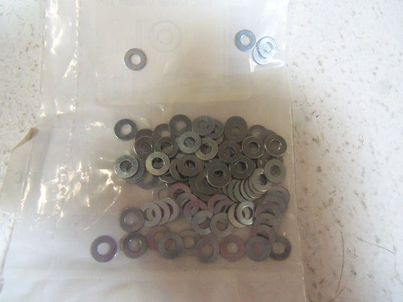 LOT OF 100 WASHER FLAT METRIC M3 BUC03 *NEW IN FACTORY BAG*