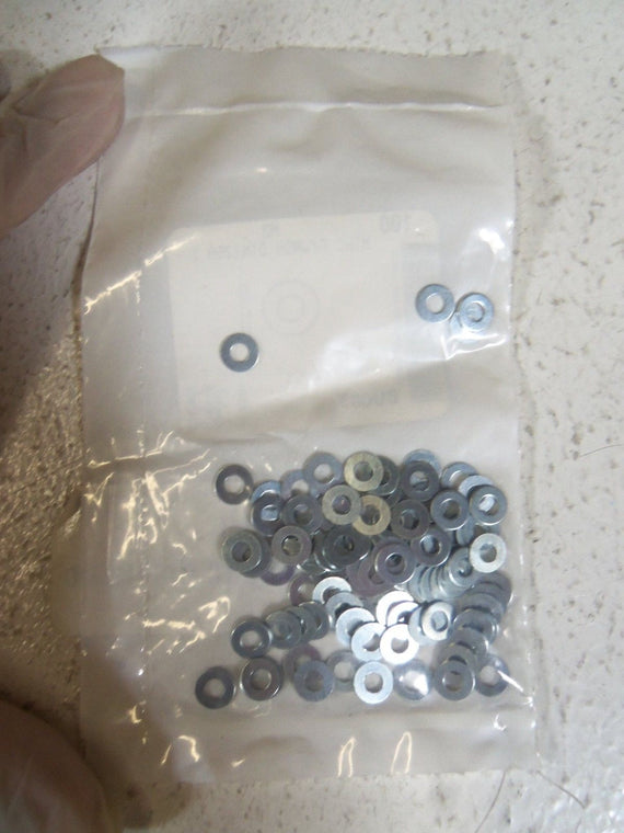 LOT OF 100 WASHER FLAT METRIC M3 BUC03 *NEW IN FACTORY BAG*