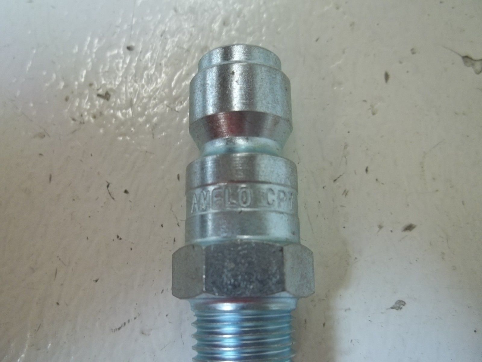 LOT OF 10 AMFLO CP7 COUPLER PLUG; ST L 3/8 T/F, 1/4M NSMP