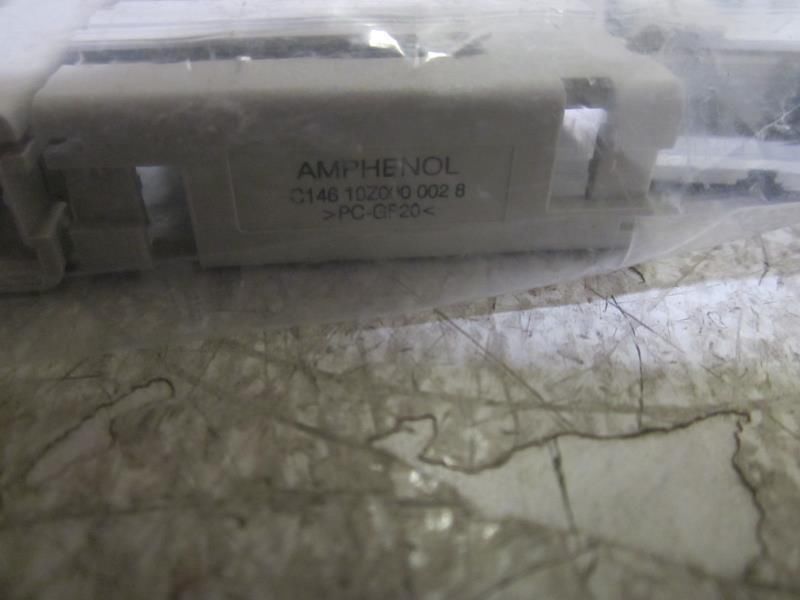 LOT OF 10 AMPHENOL C146 10Z000 002 8 MODULE COUPLER NSMP