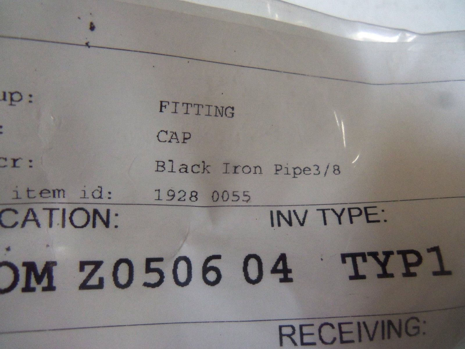 LOT OF 10 BLACK IRON PIPE 3/8 FITTING 1928-0055 NSNP