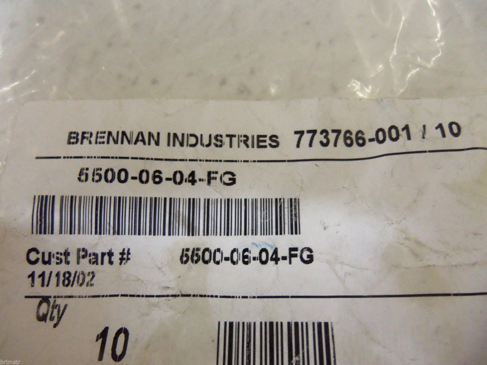 LOT OF10 BRENNON INDUSTRIES 5500-06-04-FG ELBOW  NSNP