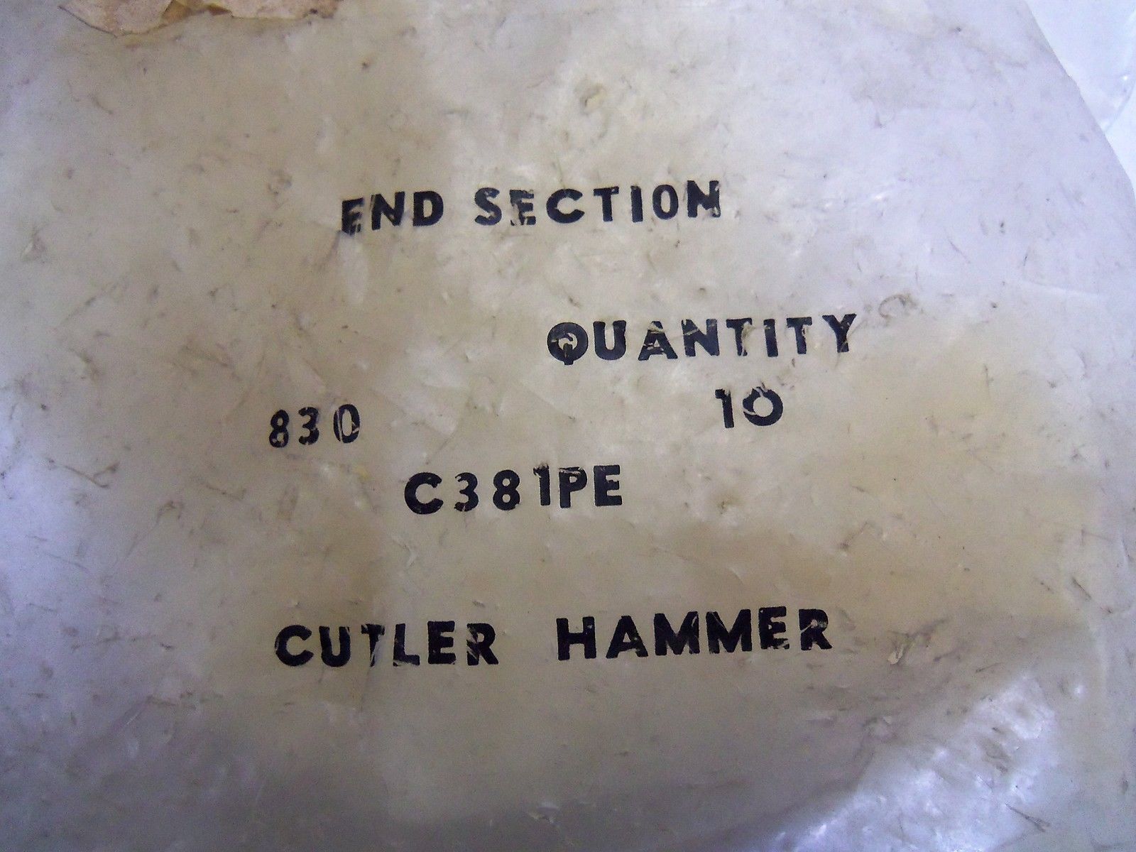 LOT OF 10 CUTLER HAMMER C381PE *NEW NO BOX*