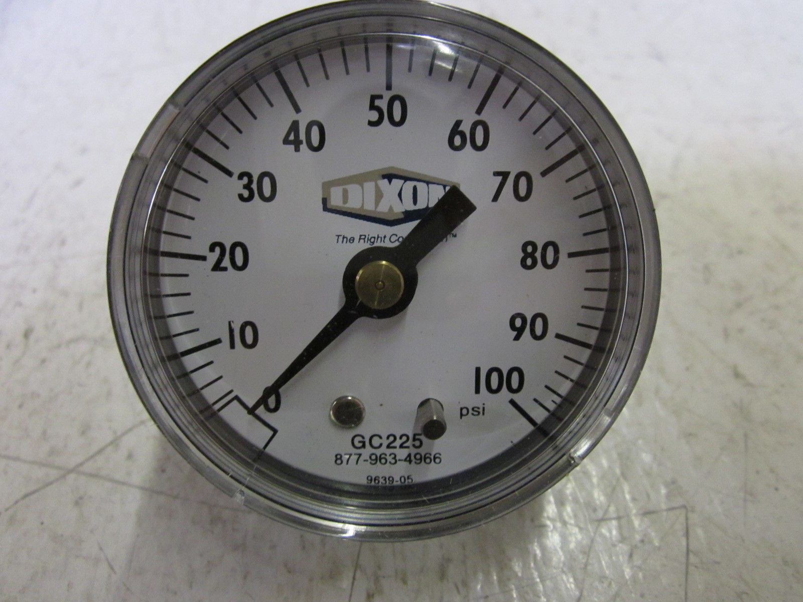 DIXON GC225 PRESSURE GAUGE 0-100 PSI  NSMP