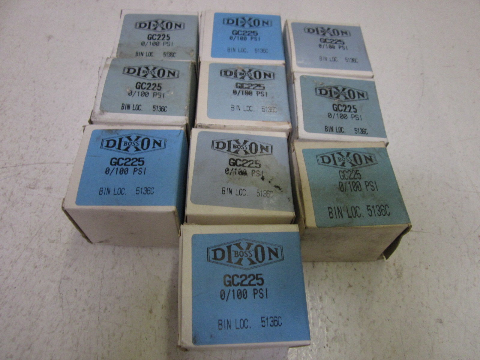 DIXON GC225 PRESSURE GAUGE 0-100 PSI  NSMP