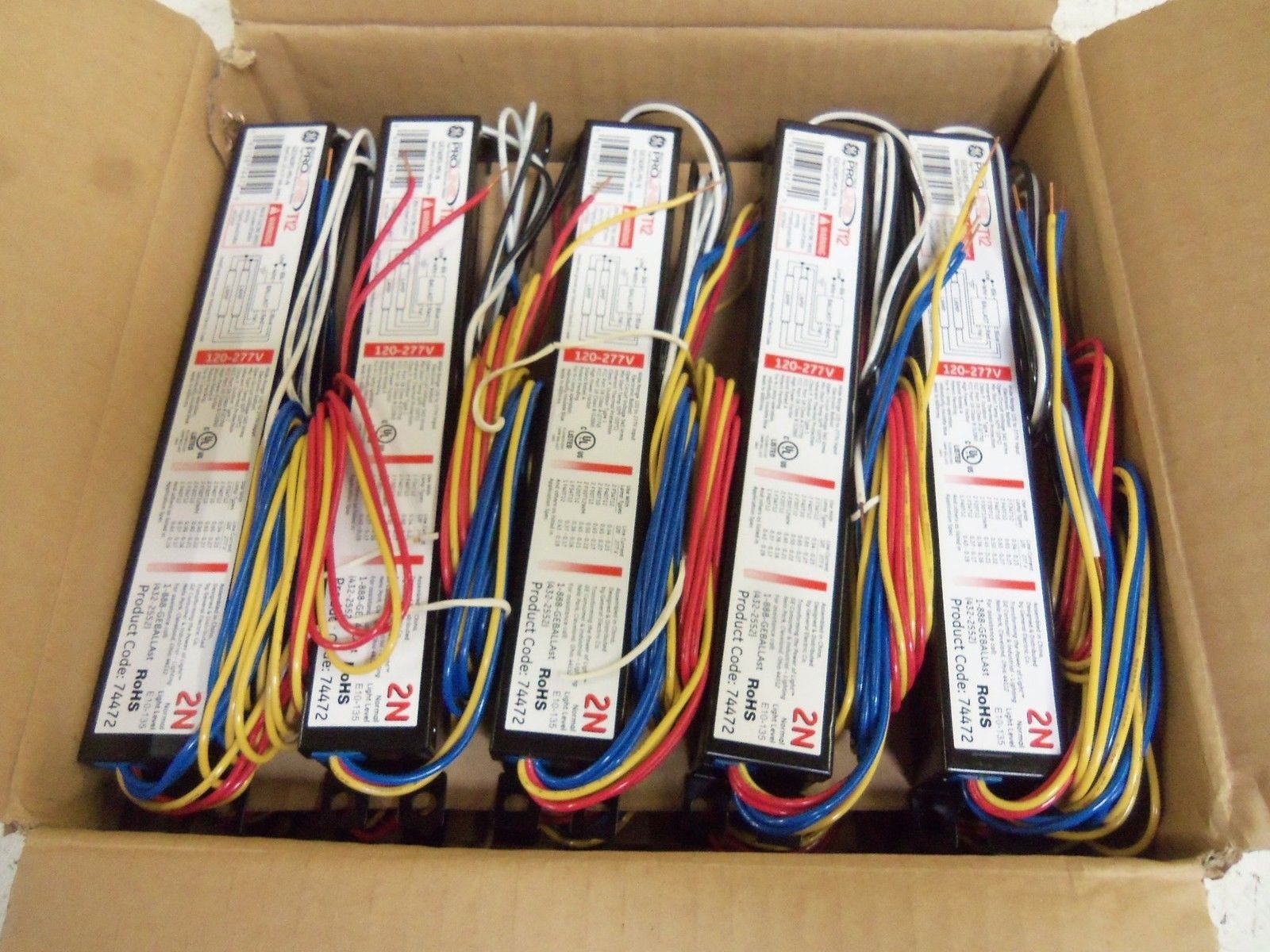 LOT OF 10 GENERAL ELECTRIC GE240RS-MV-N BALLAST NSMP