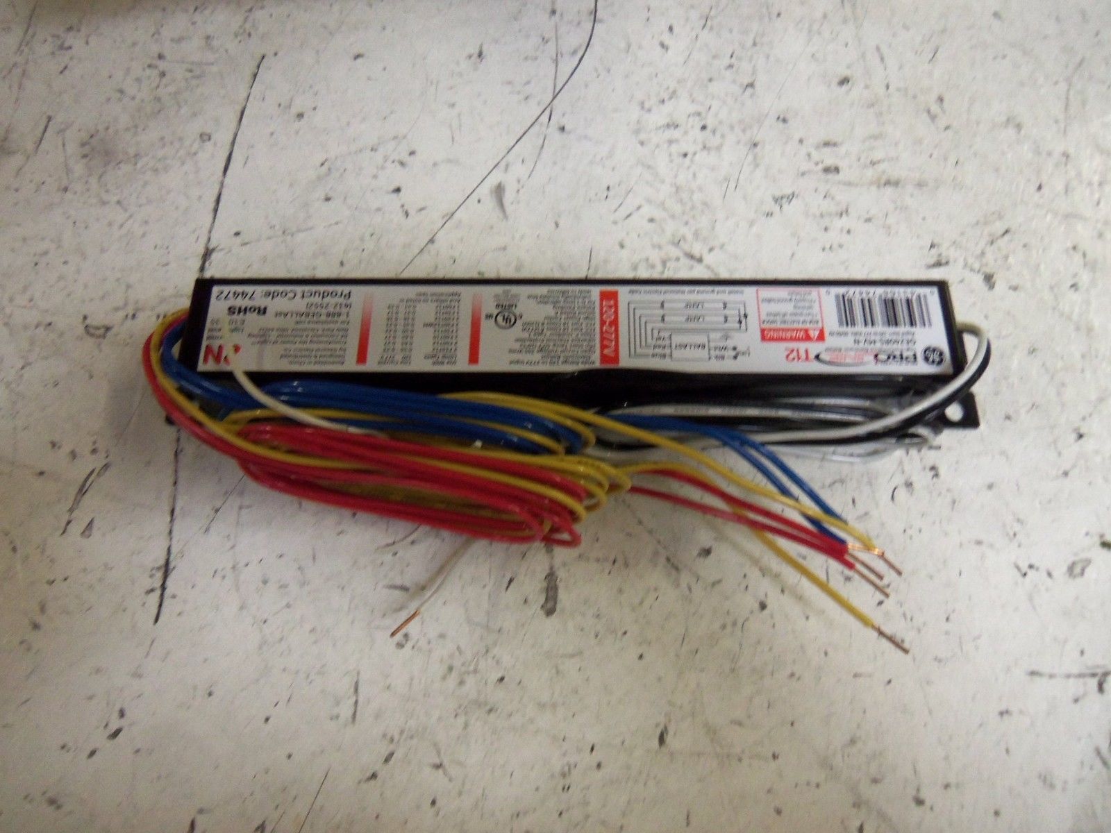 LOT OF 10 GENERAL ELECTRIC GE240RS-MV-N BALLAST NSMP