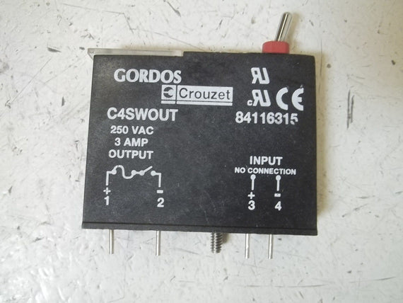 LOT OF 10 GORDOS C4SWOUT MODULE 250VAC 3AMP *NEW NO BOX*