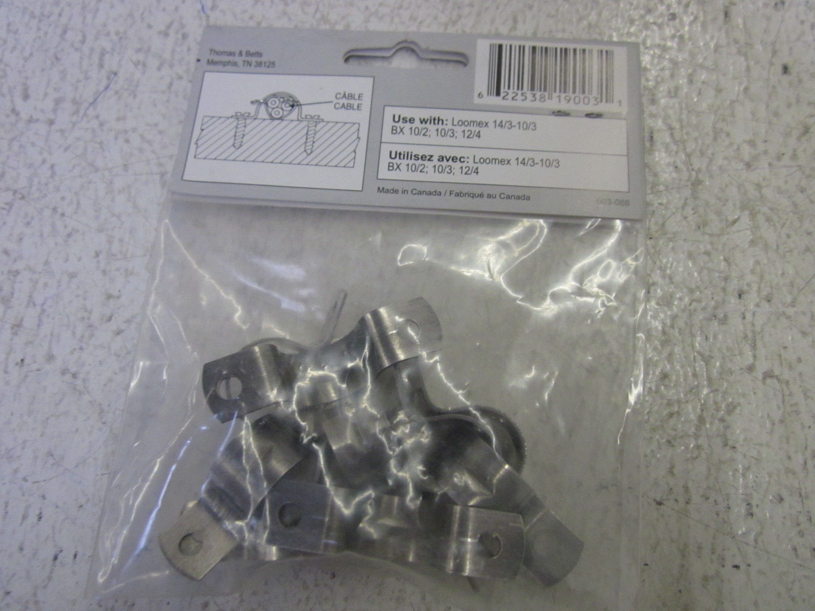 LOT OF 10 IBERVILLE 3-RP CABLE STRAPS NSMP