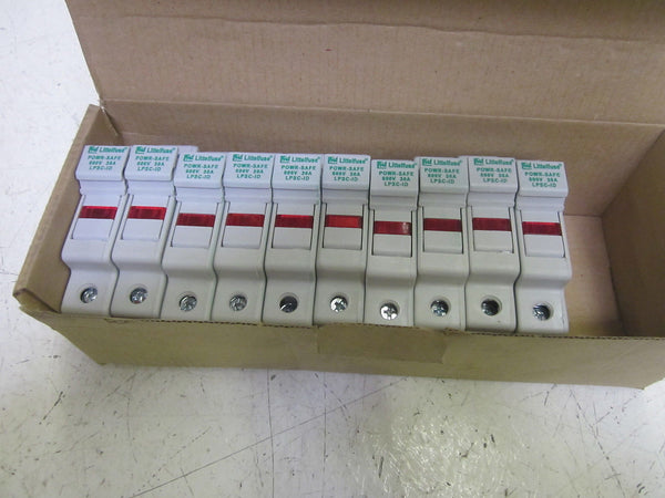 LOT OF 10 LITTLEFUSE LPSC0011D CIRCUIT BREAKER 30A 600V  NSMP