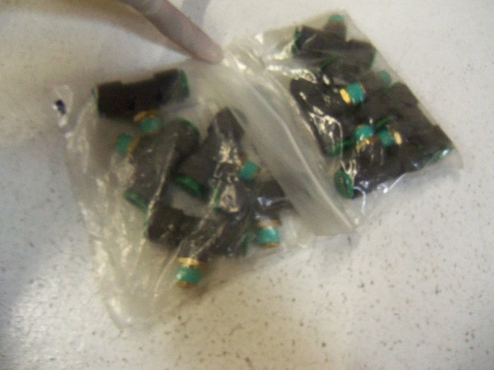 LOT OF 10 SMC FITTINGS KRT12-02S NSMP