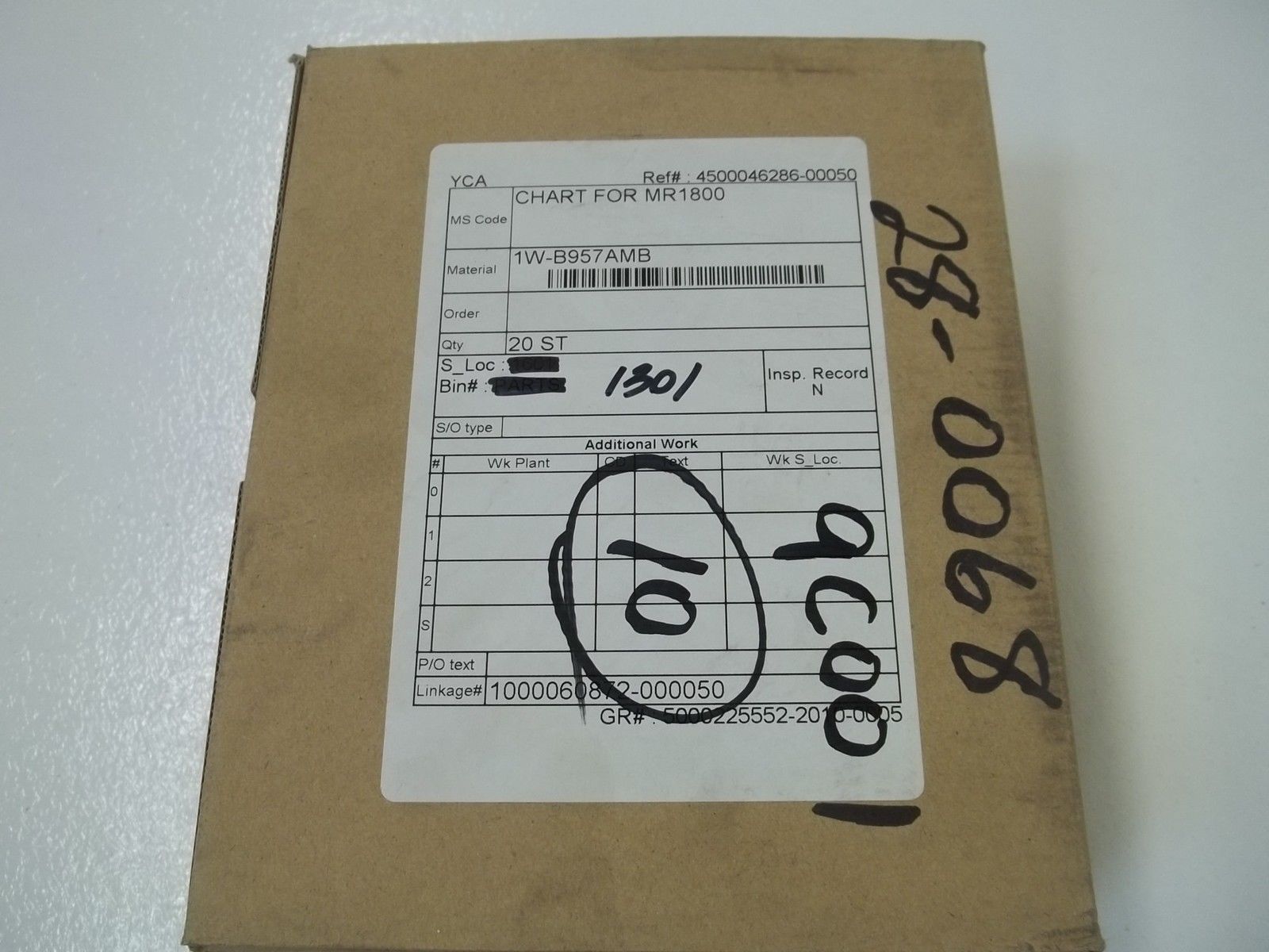 LOT OF 10 YOKOGAWA B957AMB FOLDING CHART NSMP