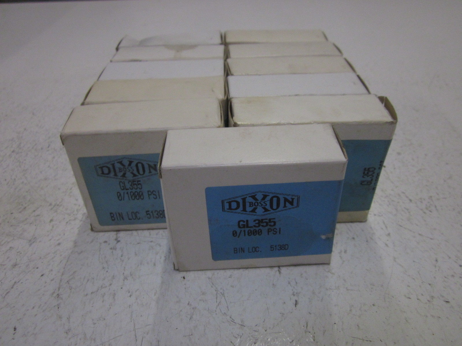 LOT OF 11 DIXON GL355 0-1000 PSI NSMP