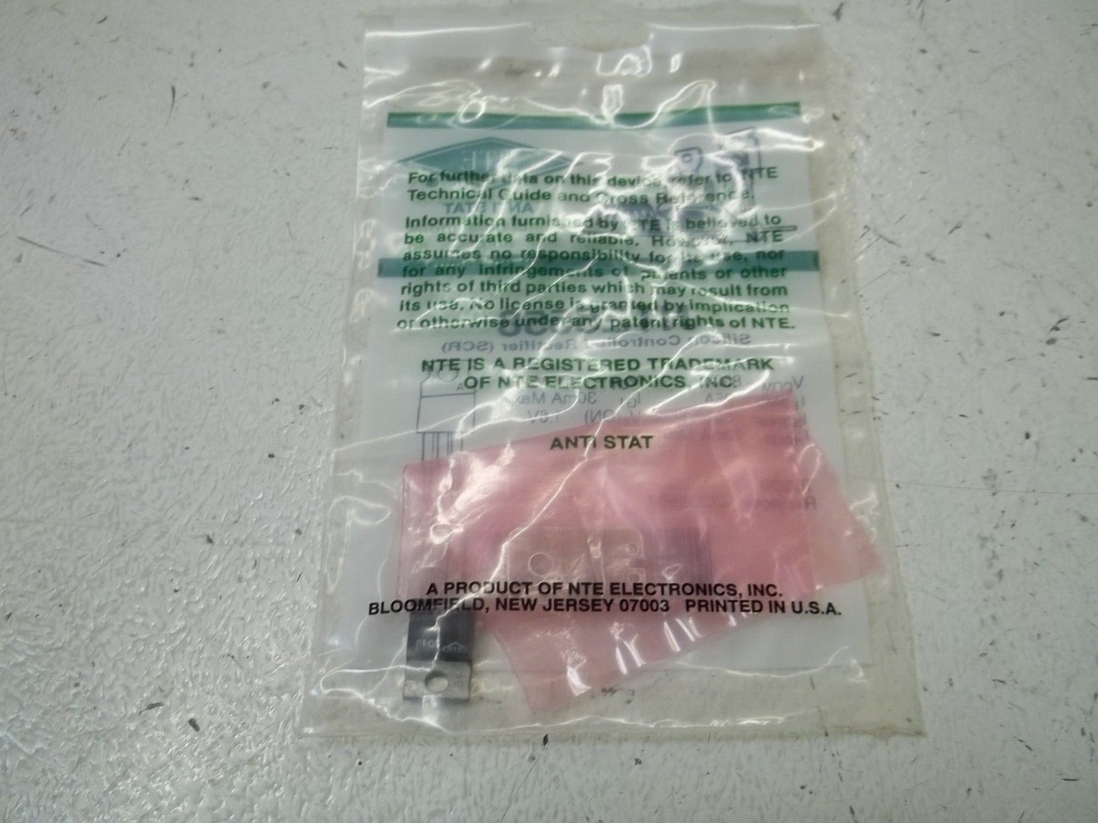 LOT OF 11 NTE NTE5558 SILICON CONTROLLED RECTIFIER NSMP