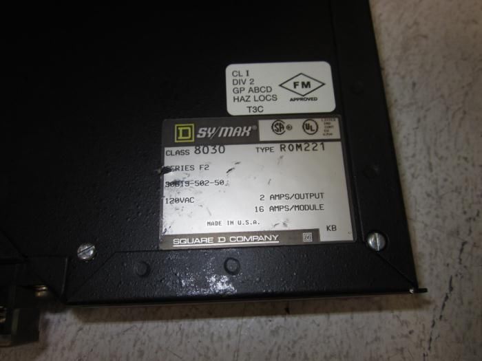SQUARE D 8030ROM221 SER. F2 UNMP
