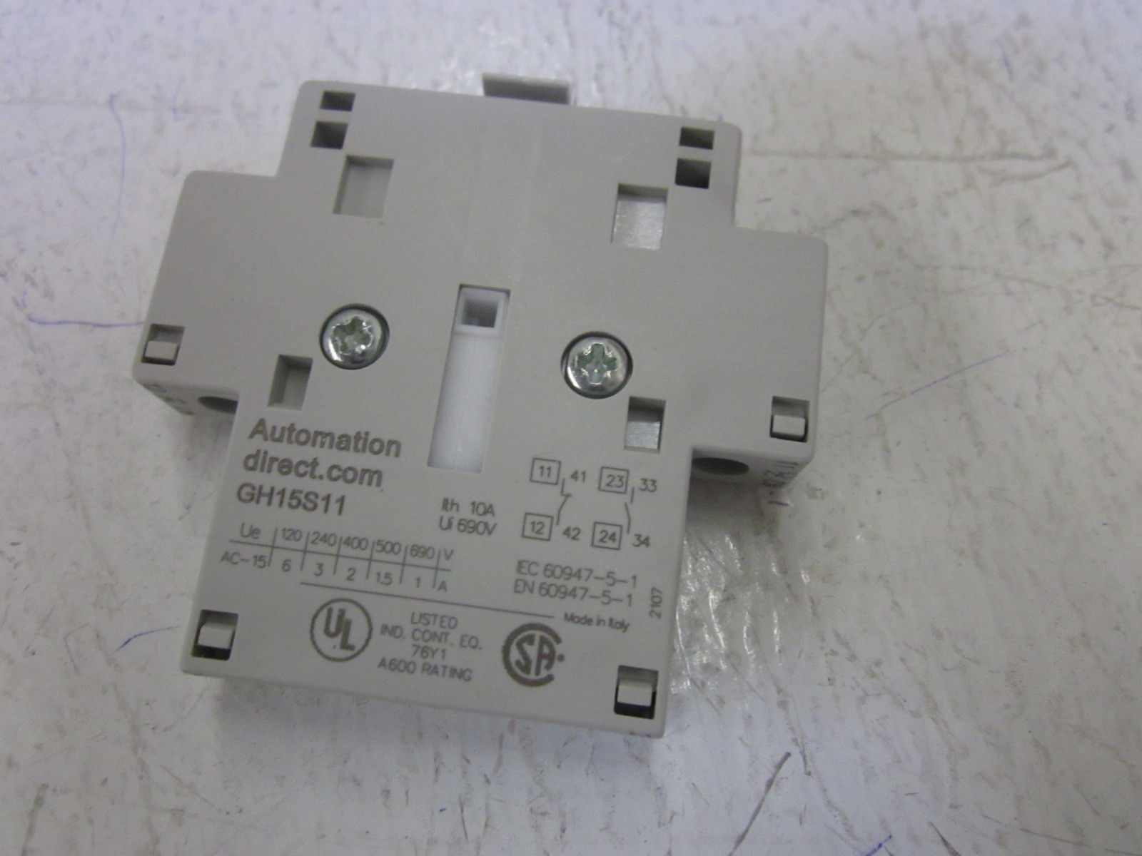 LOT OF 12 AUTIOMATION DIRECT GN-15S11 690V CONTACTOR NSMP