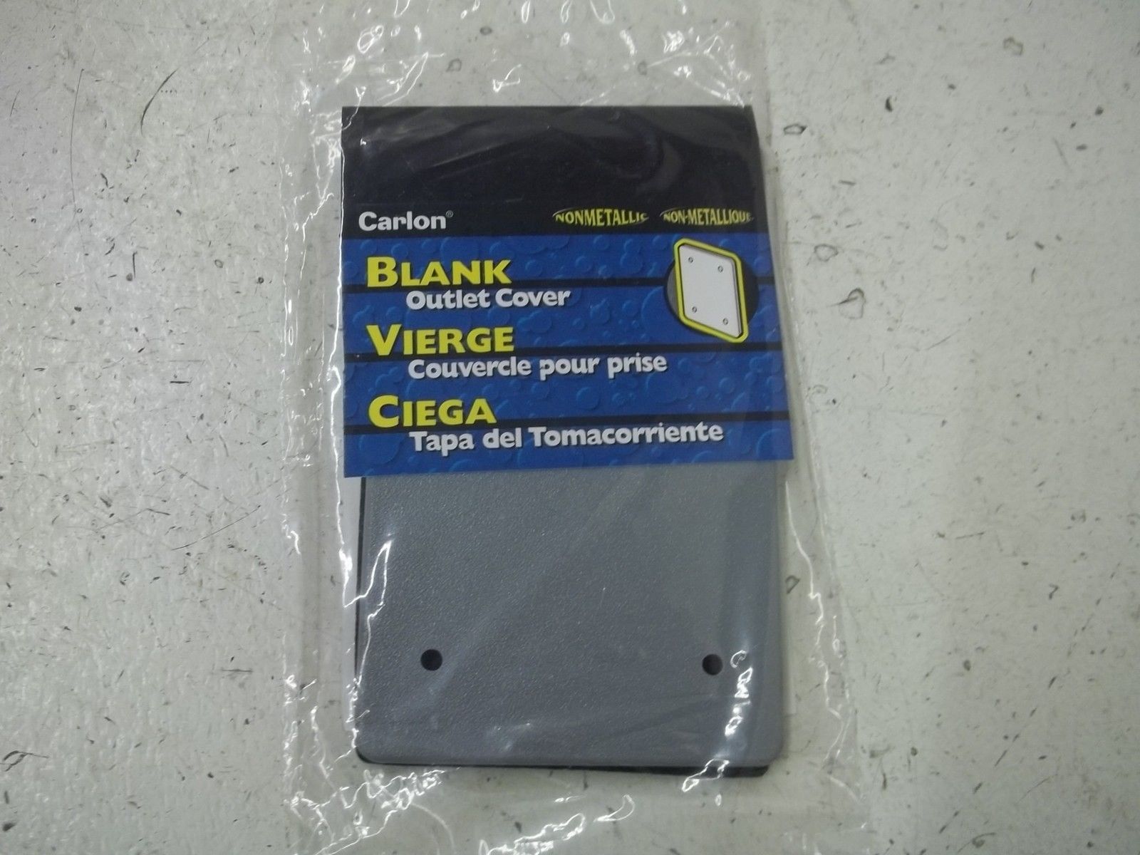 LOT OF 12 CARLON E980CNL SINGLE GANG BLANK COVER NSMP