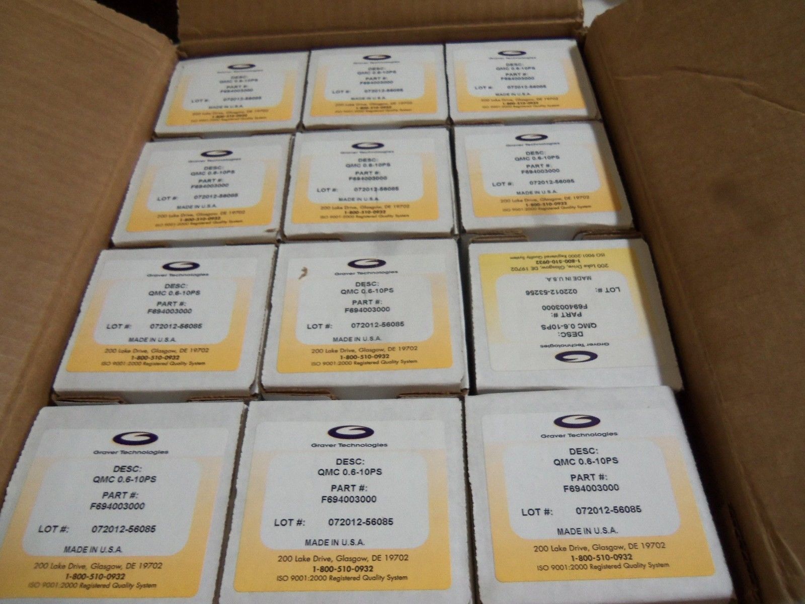GRAVER TECHNOLOGIES F694003000 (PKG OF 12) NSMP