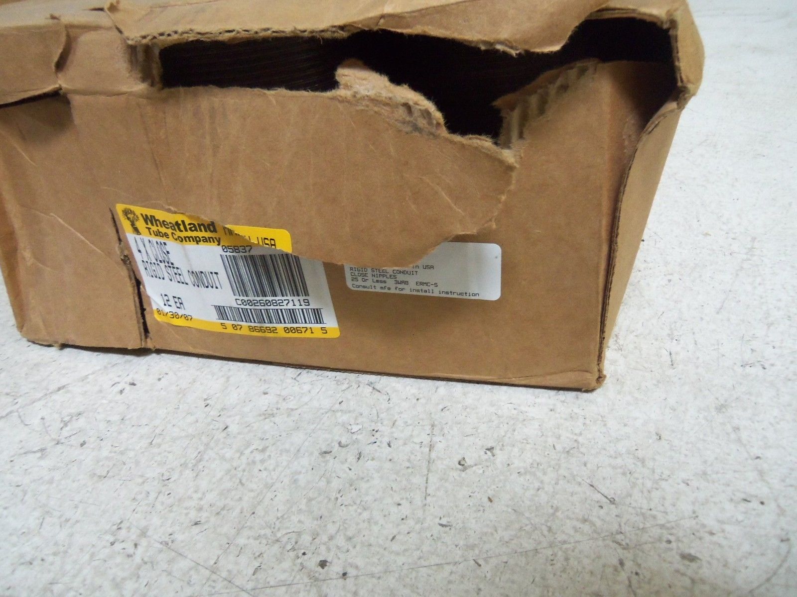 LOT OF 12 WHEATLAND E-32152-H CONDUIT NSMP