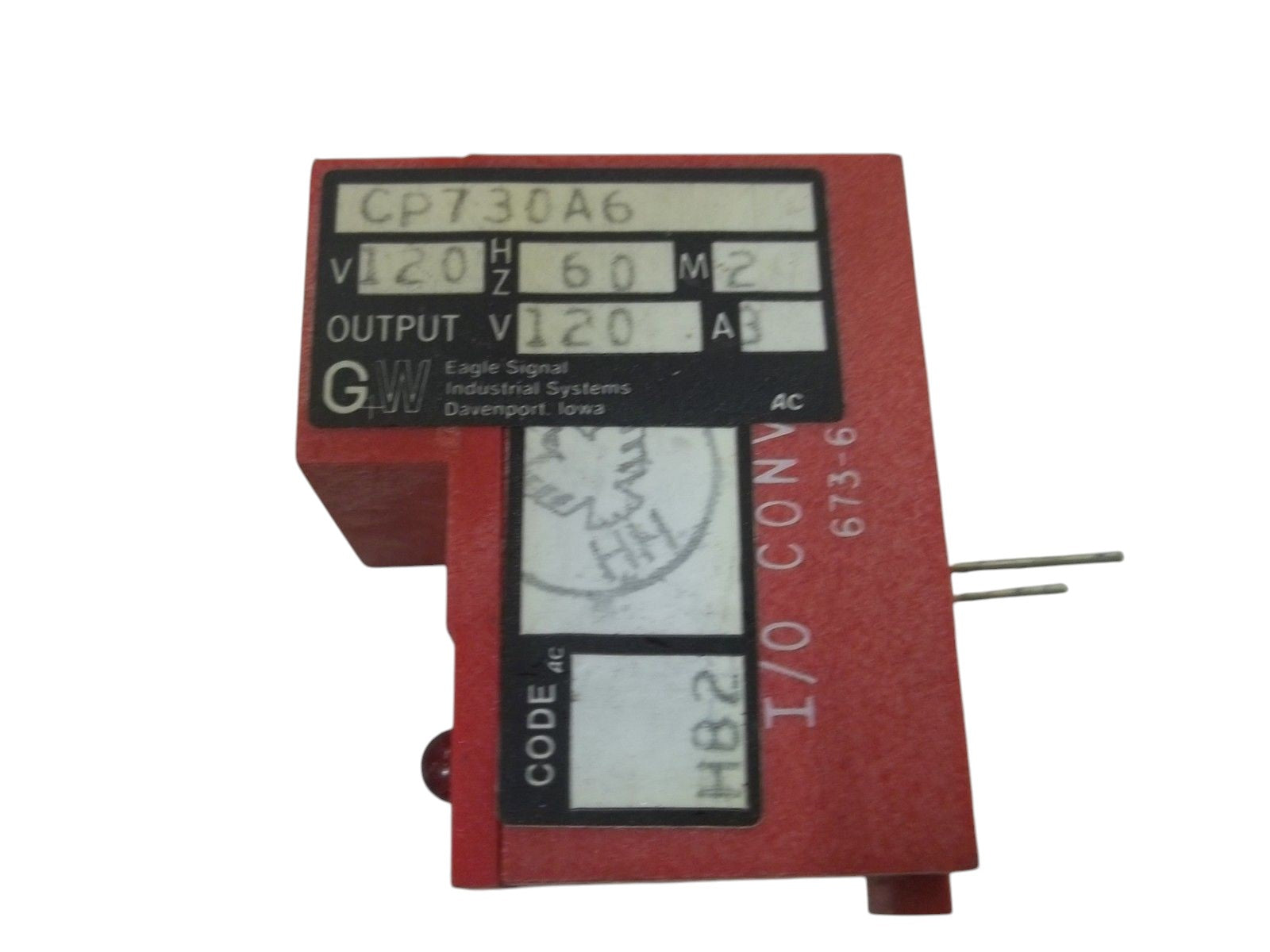 EAGLE SIGNAL CP730A6 OUTPUT MODULE UNMP