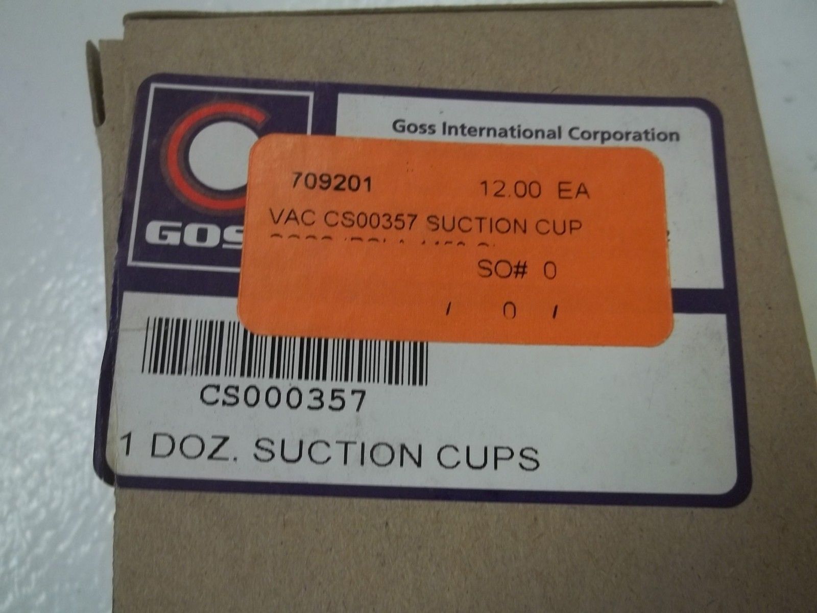 LOT OF 15 GOSS INTERNATIONAL CORPORATION CS000357 NSMP