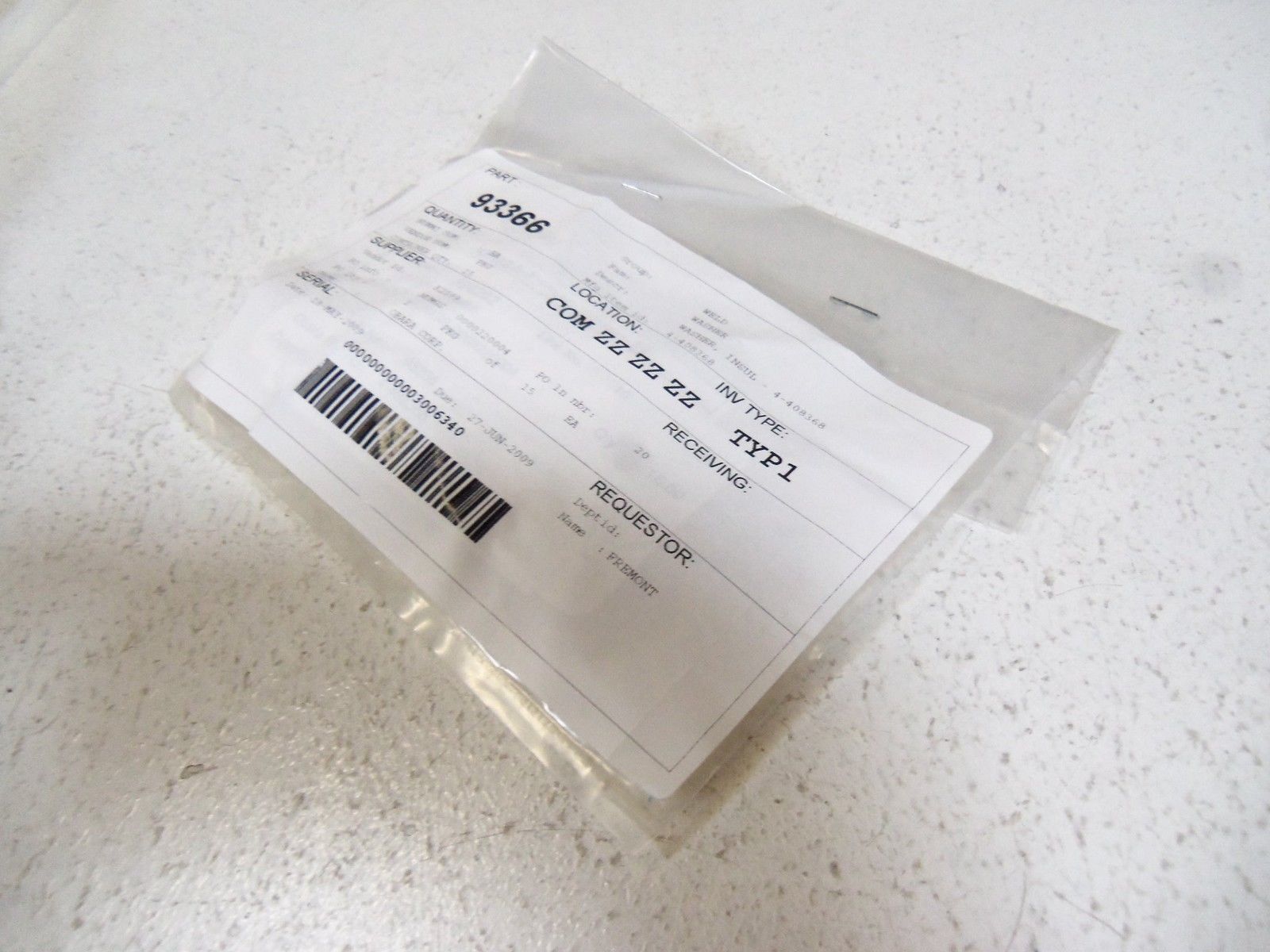 LOT OF 15 INSULATOR WASHER 4-408368 NSNP
