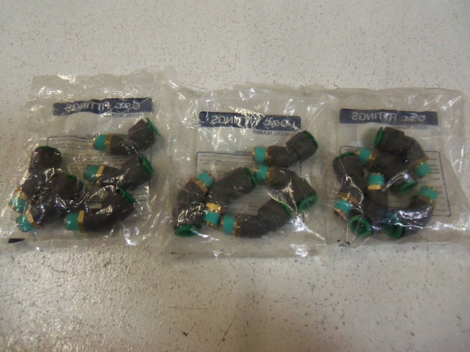 LOT OF 15  SMC FITTINGS KRK12-02S NSMP