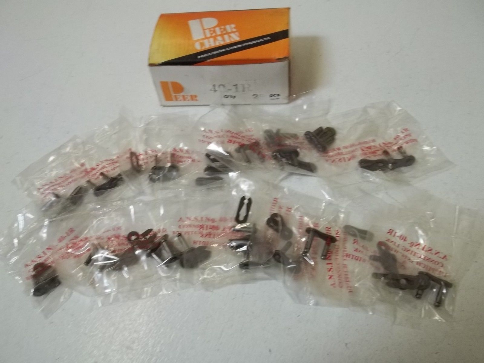 LOT OF 19 PEER 40-1R CONNECTING LINK NSMP